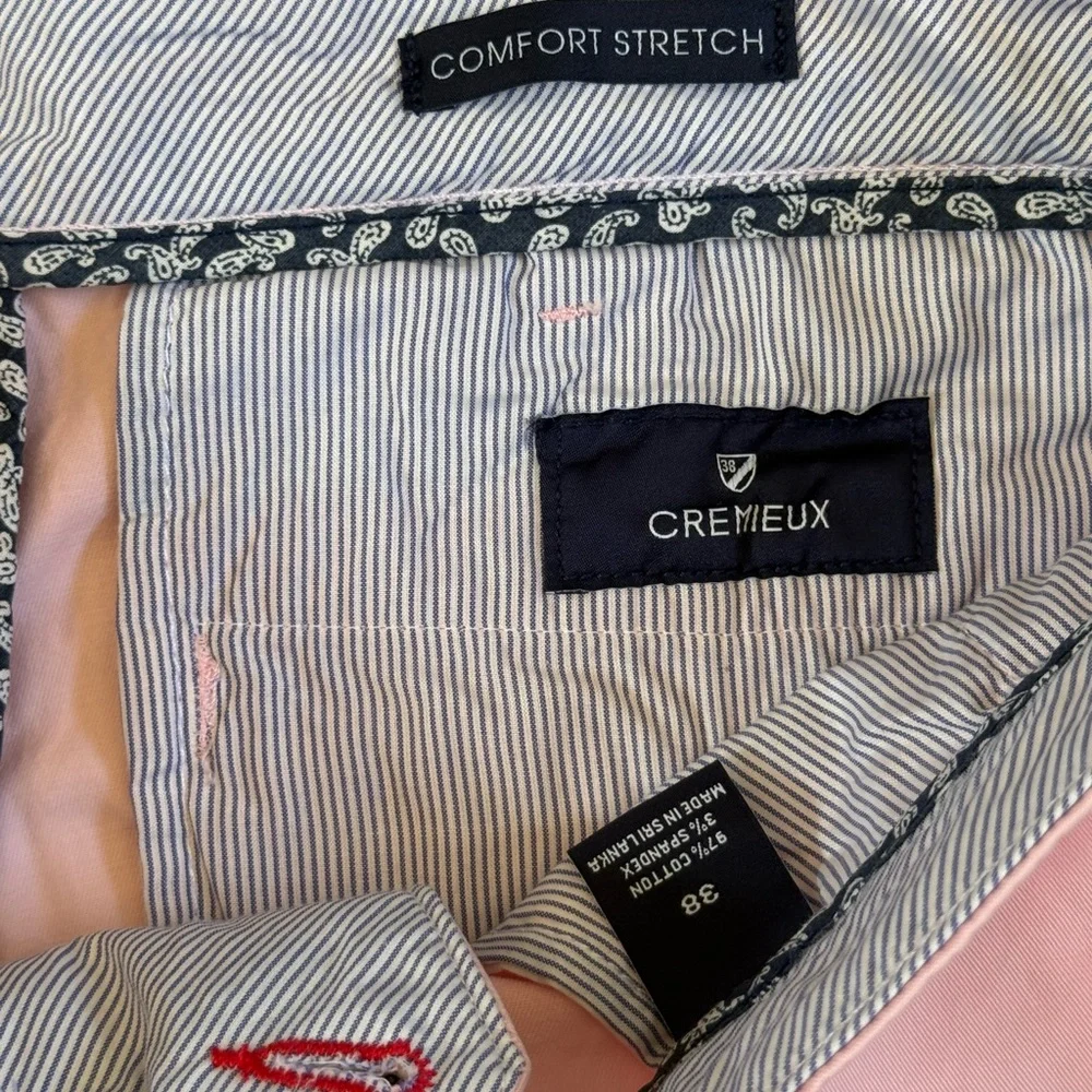 Daniel Cremieux Men's Light Pink Flat Front Shorts‎